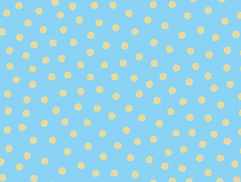 Beige Dots on Blue - Click Image to Close